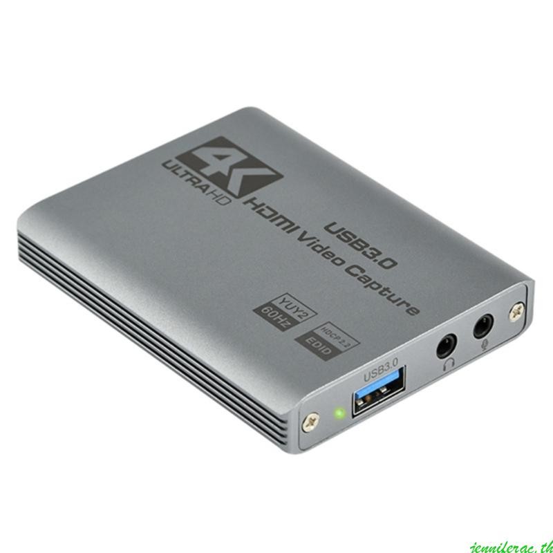 Jenniferac HDTV to USB Video Capture Card HDTV to USB 3 0 Capture Card สําหรับสตรีมมิ่ง