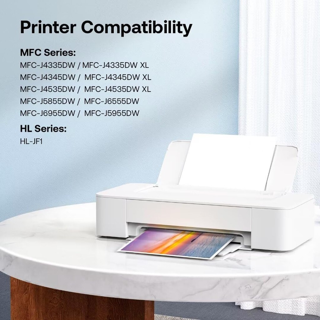 LC406XL ตลับหมึกสีดําสําหรับ Brother LC406XL LC406 ผลผลิตสูงทํางานร่วมกับ Brother MFC-J4535DW MFC-J4