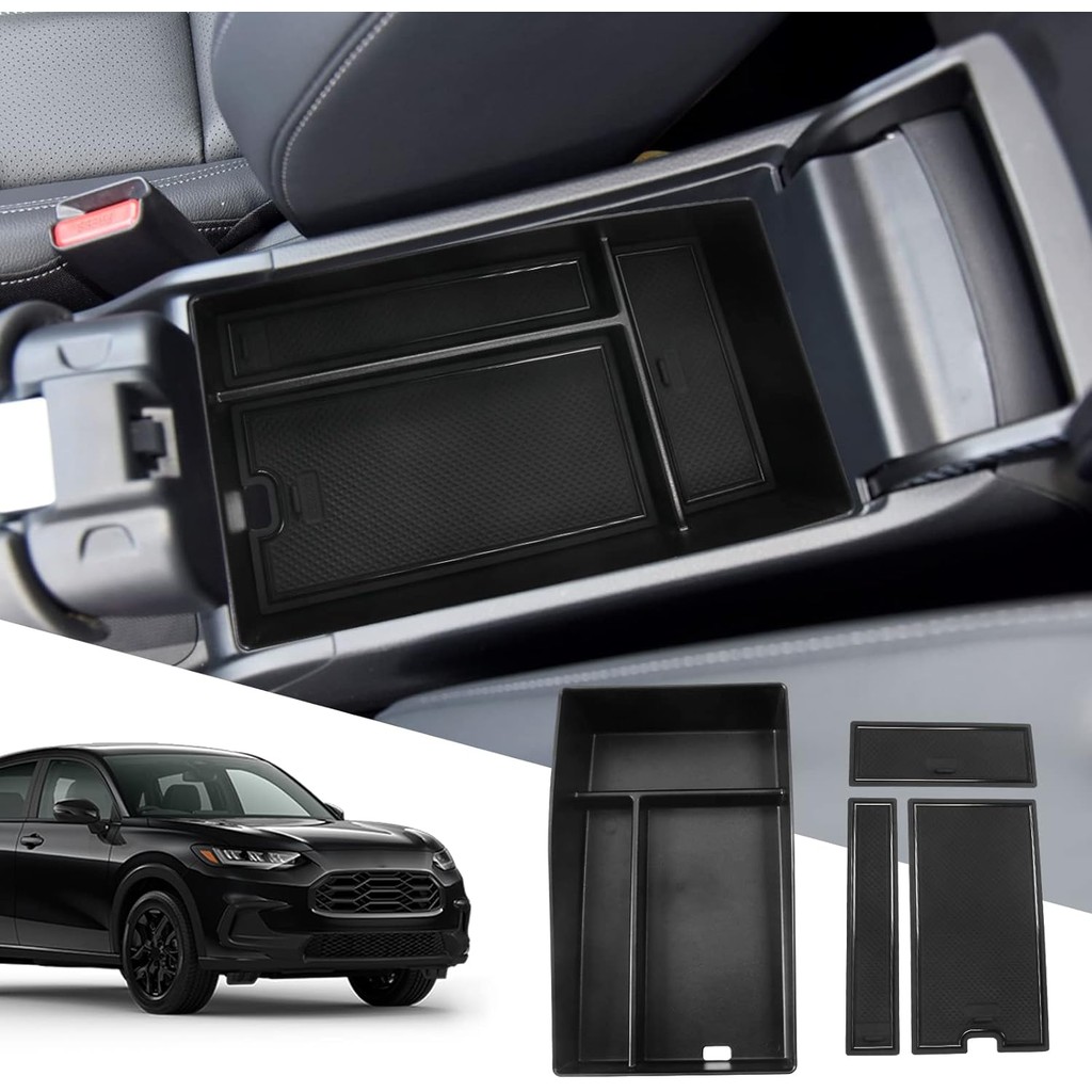 SXCY สําหรับ 2023 2024 2025 HRV HR-V คอนโซลกลางถาดสําหรับ 2023-2025 Honda HRV HR-V อุปกรณ์เสริมคอนโซ