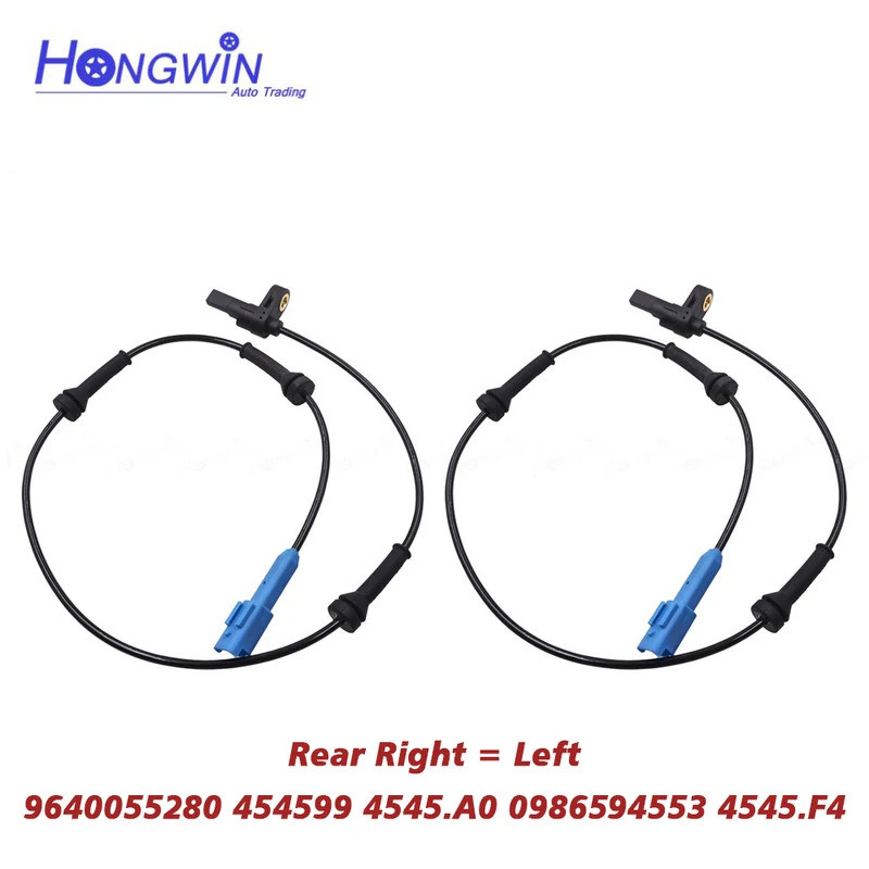 ด้านหลัง R = L ความเร็วล้อเซ็นเซอร์ ABS สําหรับ Peugeot 206 2A/C 2D 206+ 1.1 1.4 1.6 2.0 98-19 45459