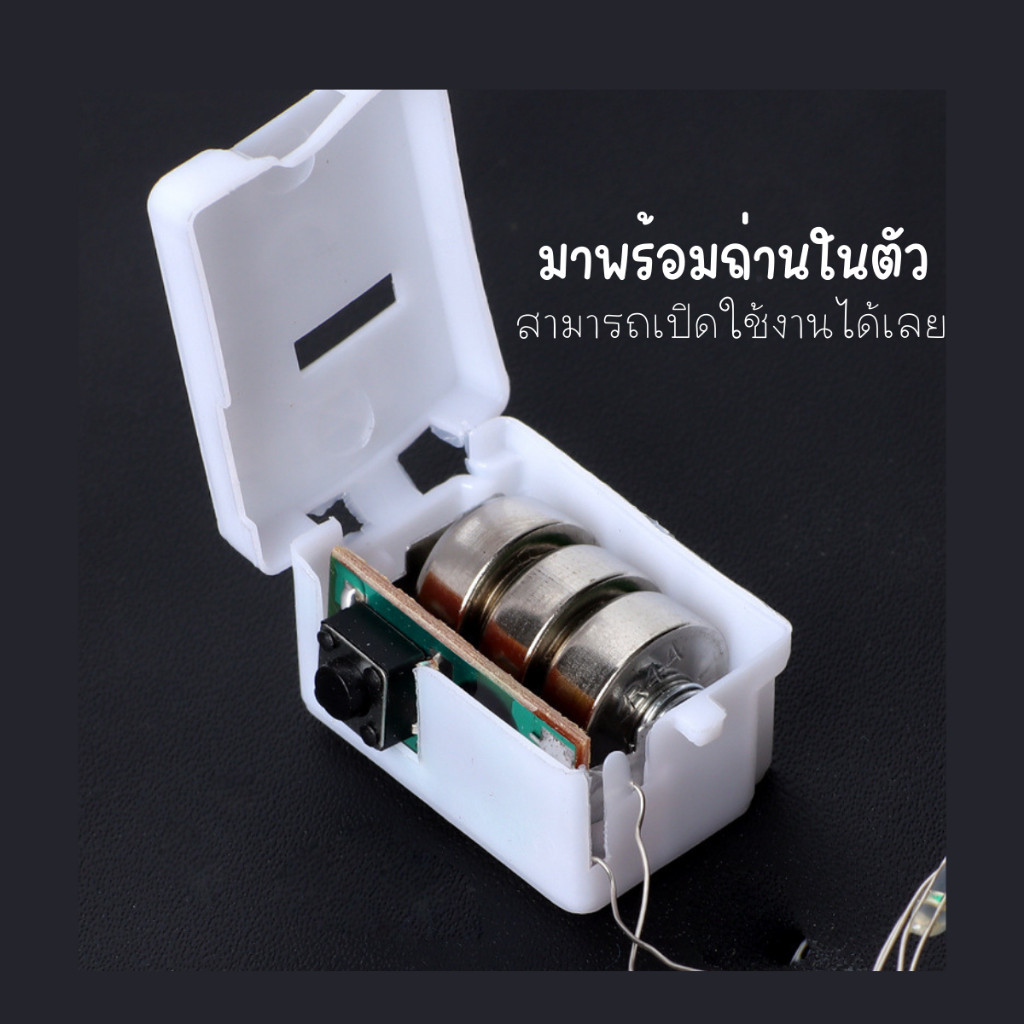 ส่งจากไทย 2M ไฟนางฟ้า LED มี 3 สีให้เลือก สายไฟ ลวดโคมไฟลวดทองแดงกันน้ำไฟติดผนังแบบมี งานเลี้ยงวันเกิดของตกแต่งวันคริสต - รูปที่ 5