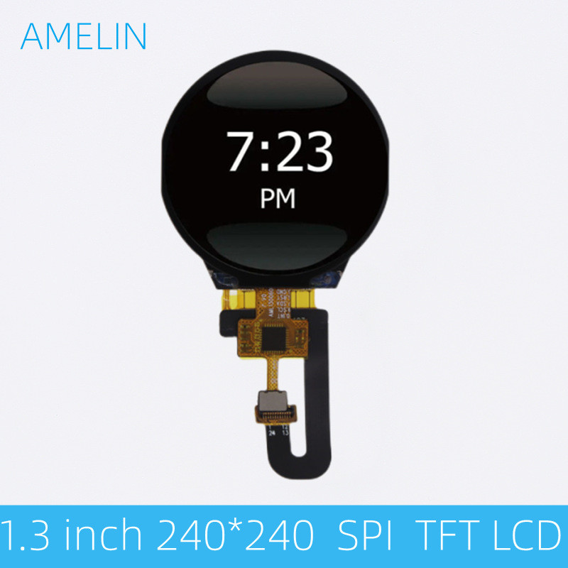 4 ซม.หน้าจอสัมผัสแบบ Capacitive 240 * 240 หน้าจอนาฬิกาอัจฉริยะอินเทอร์เฟซ SPI หน้าจอจอแสดงผล LCD IPS
