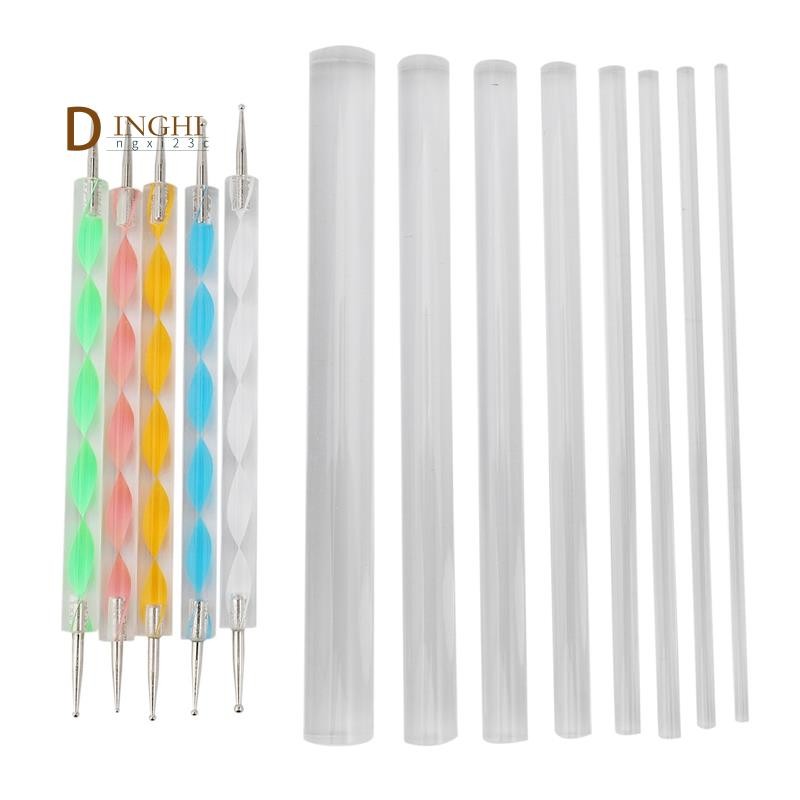 Mandala Dotting ชุดเครื่องมือสําหรับวาดภาพหิน, Painting Rocks Dot Kit, Rock Stone Painting Pen Polka