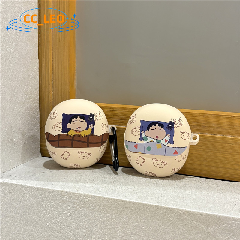 For UGREEN HiTune S5 Case Cute Crayon Shin chan Cartoon Clear Soft Shell Suitable for UGREEN HiTune 