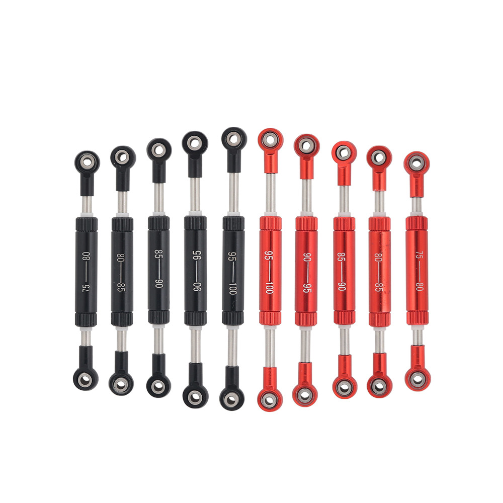 1pcs ปรับ Servo Linkage Anti-Roll Lever พวงมาลัย 75-100 มม.สําหรับ 1/10 RC Crawler รถ Axial SCX10 TRX4 CC01 HSP RBX10