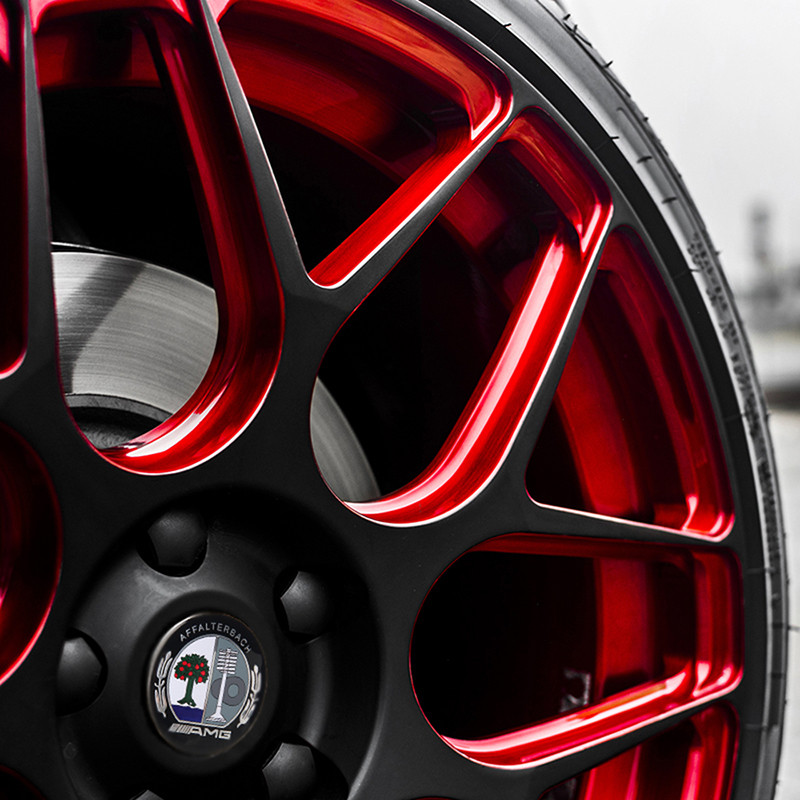 4PCS 75 มม.รถศูนย์ล้อ Hub Cap สติกเกอร์สัญลักษณ์สําหรับ Mercedes Benz W203 W204 W205 W209 W210 W211 W212 W176 - รูปที่ 6