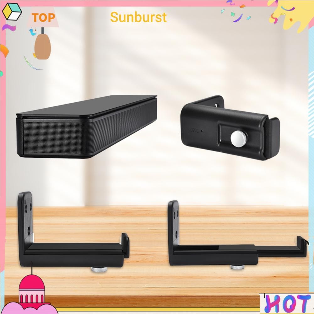 Soundbar Wall Mount Bracket Anti-Drop Sound Bar Mounting Bracket ถือสูงสุด 44lbs Sound Bar ภายใต้ TV