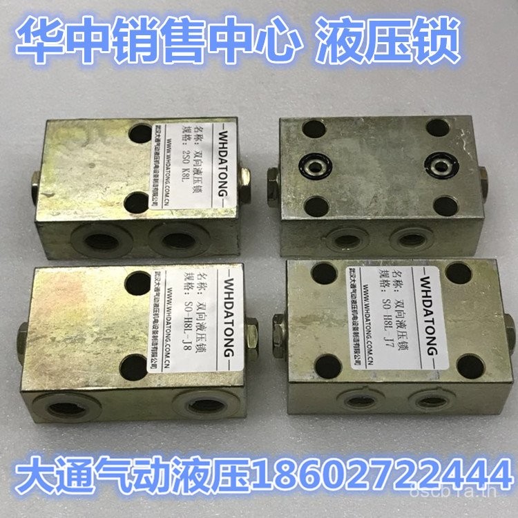 ล็อคไฮดรอลิก 8 ช่อง 2SO-K8L วาล์วรักษาความดัน SO-H8L-J7 Two-Way SO-H8L-J8 ประเภทท่อกระบอกไฮดรอลิก