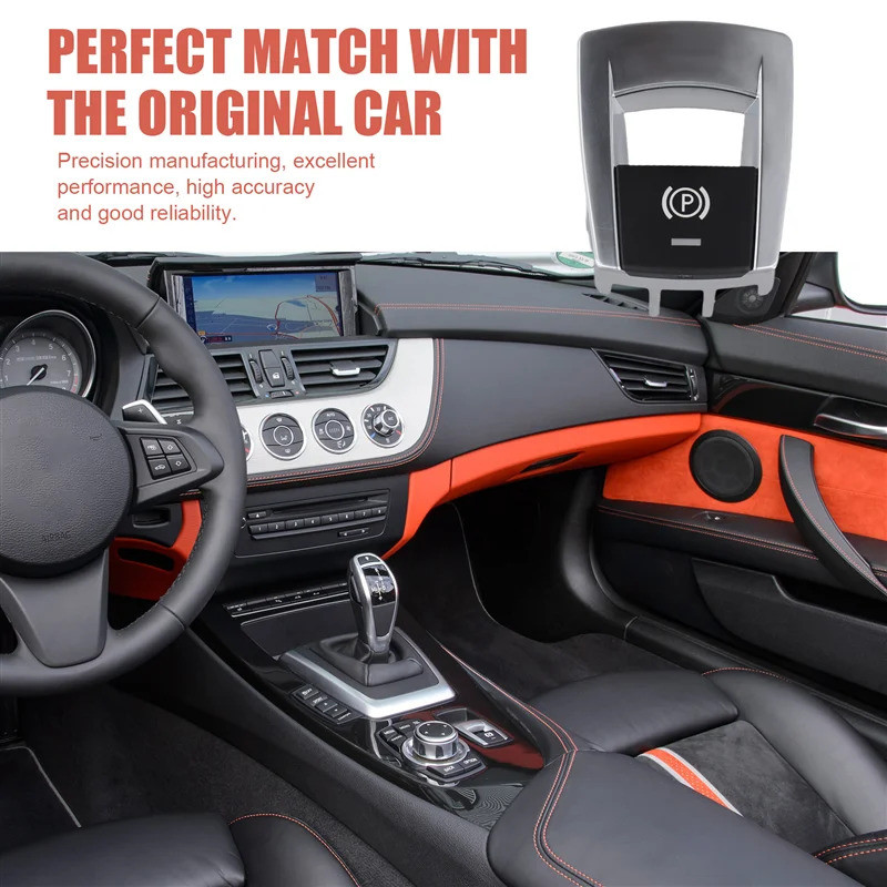 ปุ่มสวิตช์เบรกจอดรถอิเล็กทรอนิกส์ A16P-Car 61319184269 สําหรับปุ่มเบรกมือ BMW Z4 E89 2009-2015