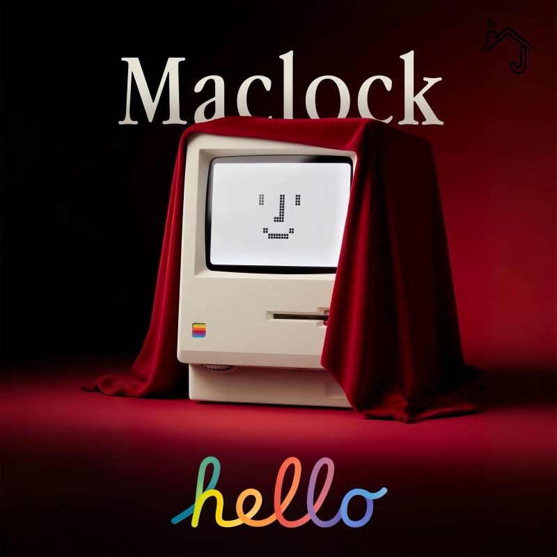 [JJ HOME] Maclock Maclock นาฬิกาปลุก Retro Nostalgic คอมพิวเตอร์เดสก์ท็อปนาฬิกาของขวัญวันเกิดสร้างสร