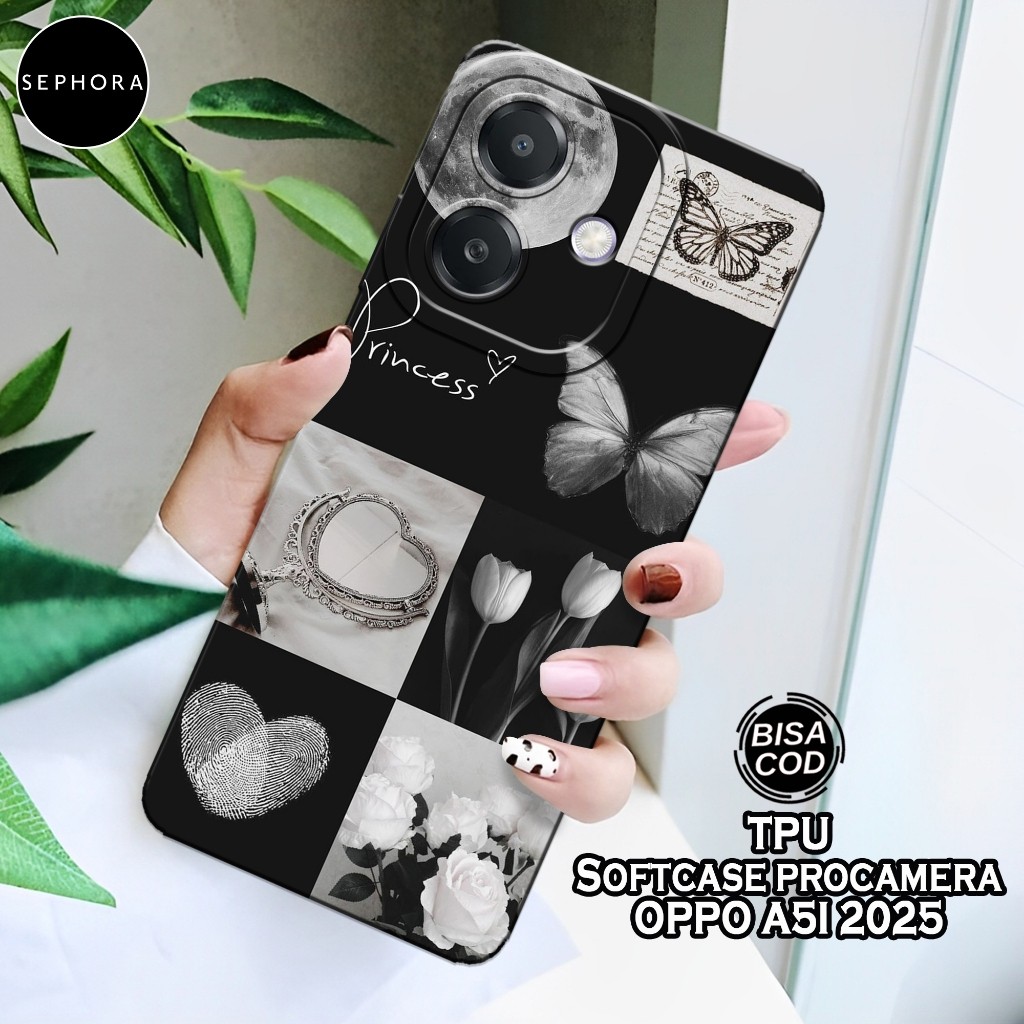 เคส HP ล่าสุด OPPO A5i 2025 - เคสแฟชั่น Aesthetic - Softcase OPPO A5i 2025 - เคสกล้อง Pro - เคส OPPO
