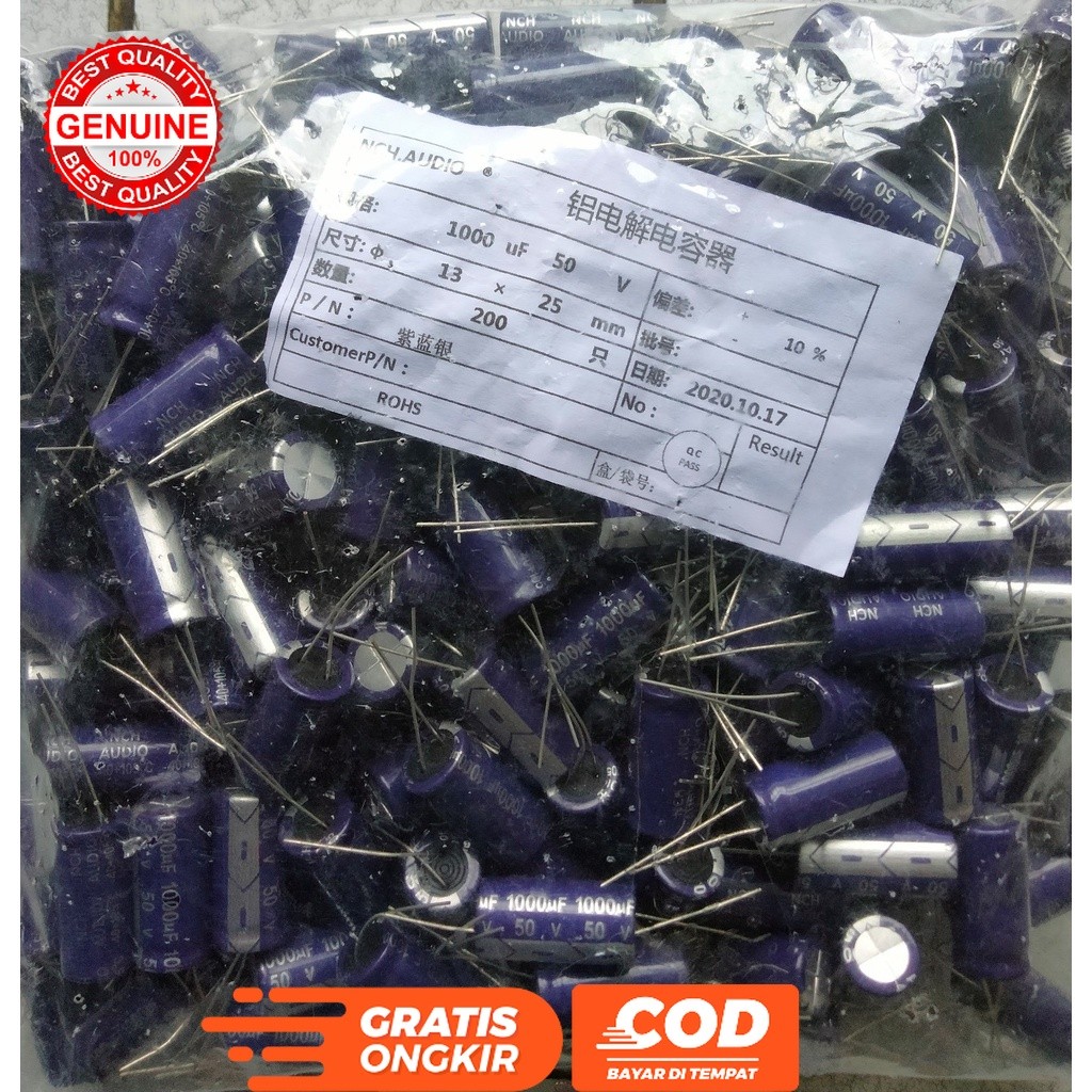 ELCO 1000UF 1000 UF 50V 50 โวลต์