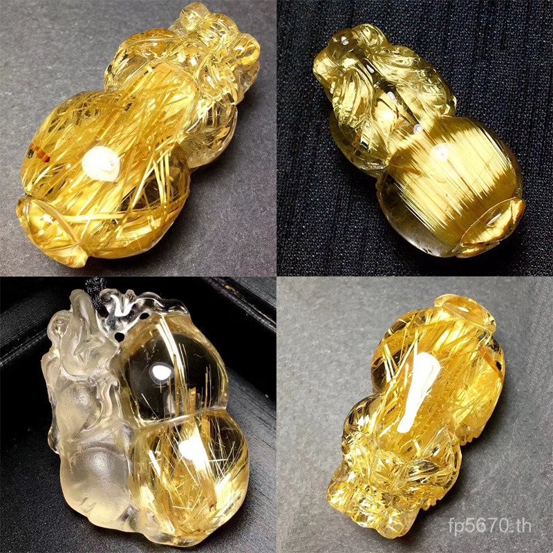 สร้อยคอมัลติฟังก์ชัน กับธรรมชาติซิทริน คริสตัลสีแดง และไทเทเนียม พร้อมห่วงสำหรับผมและเข็มขัด QX6