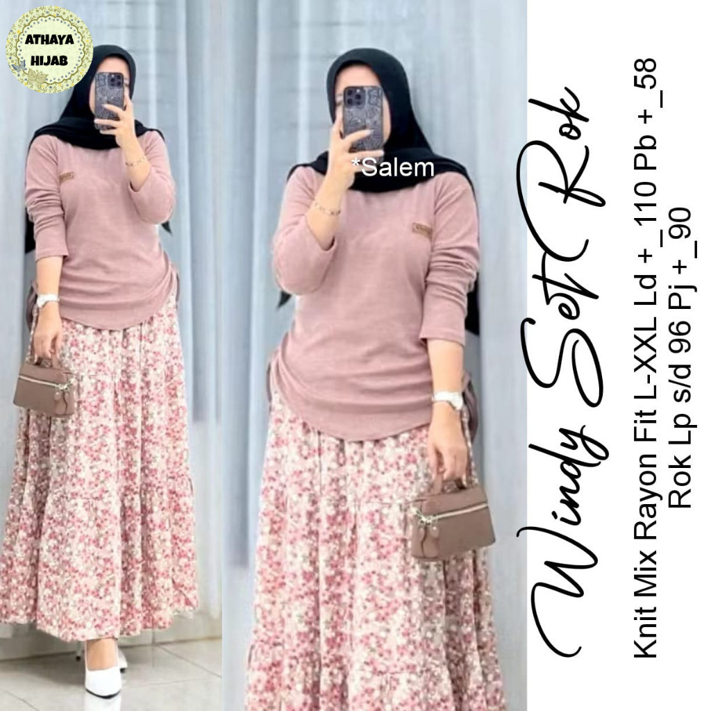 1609 WINDY SET SKIRT โดย ATHAYA