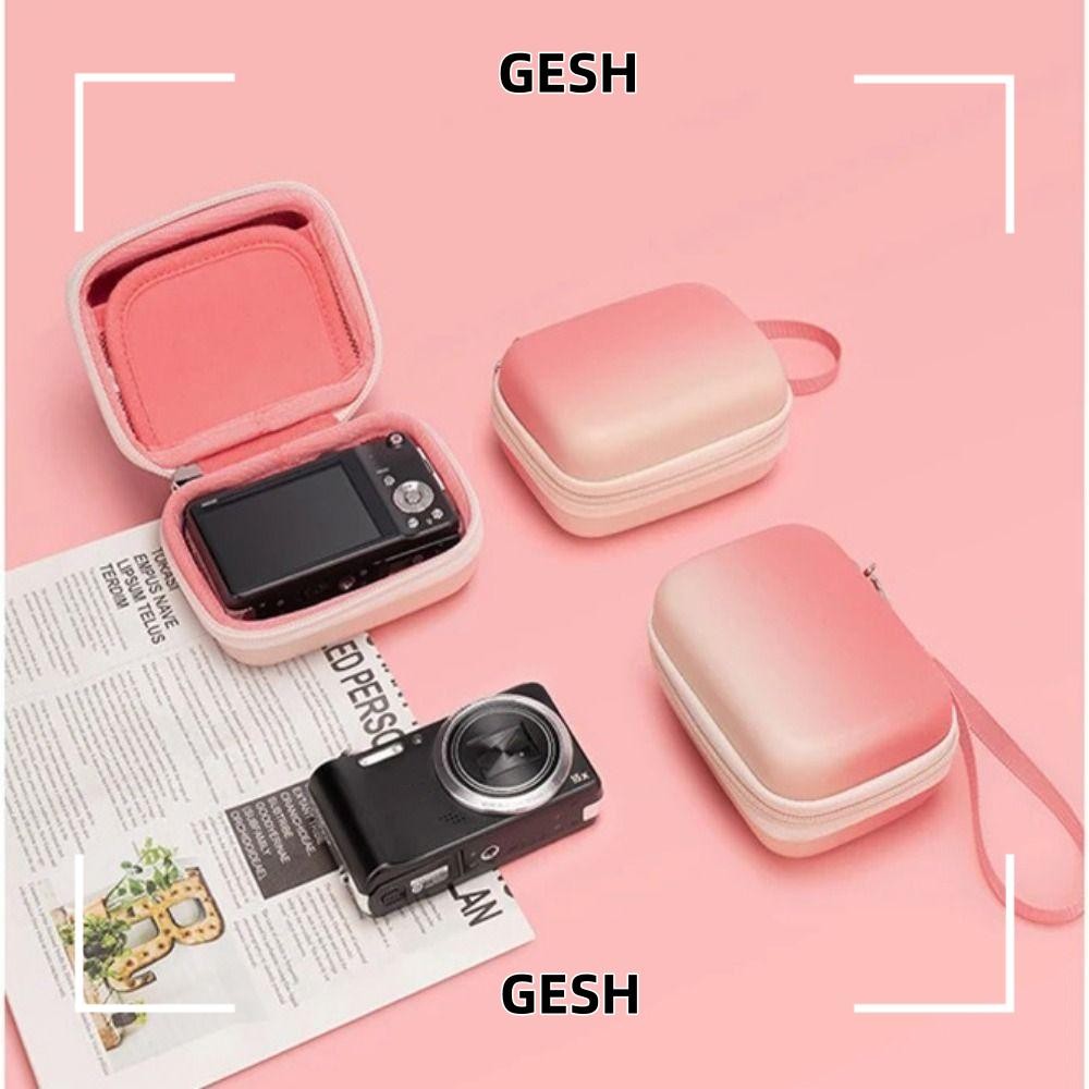 GESH Hard Cover, PU Mini Digital Camera Bag, กันน้ําน้ําหนักเบาสําหรับ ZV-1 ZV-1II ZV1 ZV-1M2 ZV-1F 