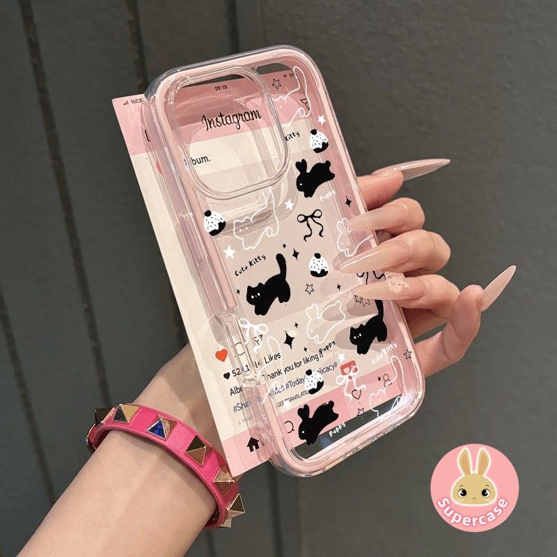 น่ารักการ์ตูนแมวกระต่ายเคสโทรศัพท์สําหรับVivo V30 V29 Lite V27 V25 Pro V23 Pro V23E 5G 4G Simple Can