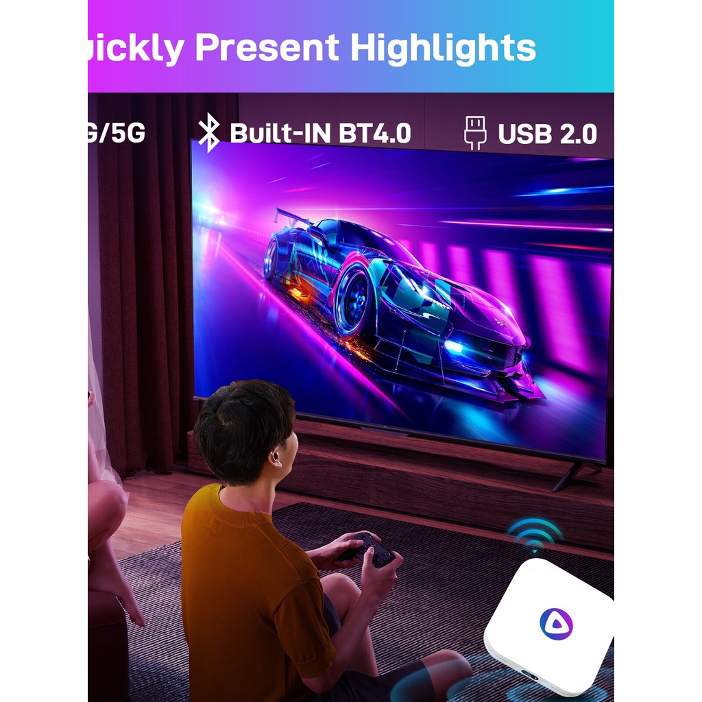 H96 max m1 กล่องทีวี rk3528 Android 13 4Gb/32G เครื่องเล่น Dual HD