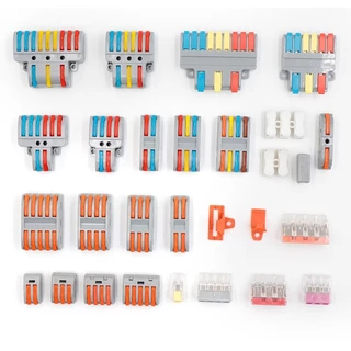 PCT ขั้วต่อสายไฟ ตัวต่อสายไฟ เต๋าต่อสาย Quick Wire Connector 32A 250VAC Terminal Connector Wire ข้อต่อสายไฟ Cable Joi...