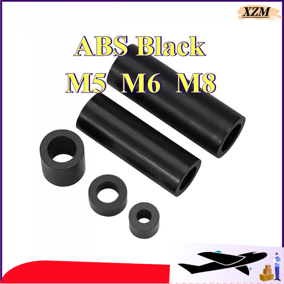คอลัมน์แยก ABS สีดําผ่านคอลัมน์แขนไนลอน, คอลัมน์แยกฉนวน M5/M6/M8 (XZM-MB)