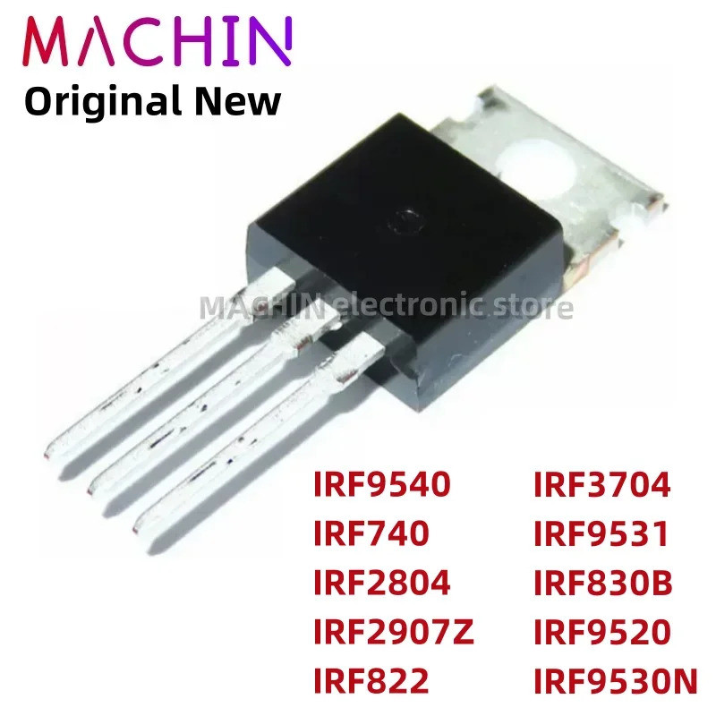 1-5 ชิ้น IRF9540 IRF740 IRF2804 IRF2907Z IRF822 IRF3704 IRF9531 IRF830B IRF9520 IRF9530N TO220 MOS F