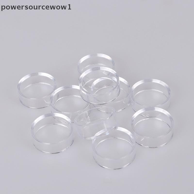 WOW 10PCS อะคริลิคขาตั้งจอแสดงผลทรงกลมสําหรับฐานคริสตัลบอล TH