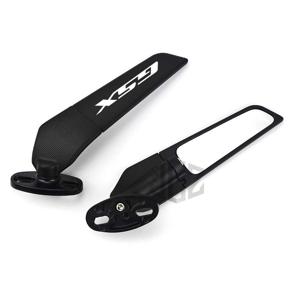 สําหรับ SUZUKI GSX-R150 GSX250R Winglet กระจกมองข้าง Cermin Sisi Stealth Wing กระจกมองหลัง - รูปที่ 2