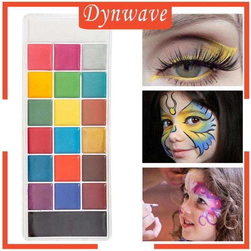 [Dynwave] Face Body Paint Paint Paint Paint Paint Paint Paint Palette เด็กผู้ใหญ่สี Photo Prop Face 