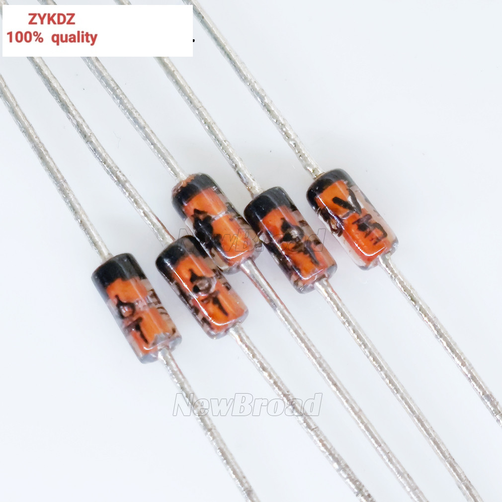 ชิปเดิม ICIC100PCS 1W 5.6V 1N4733A 1N4733 DO-41 Zener ไดโอด