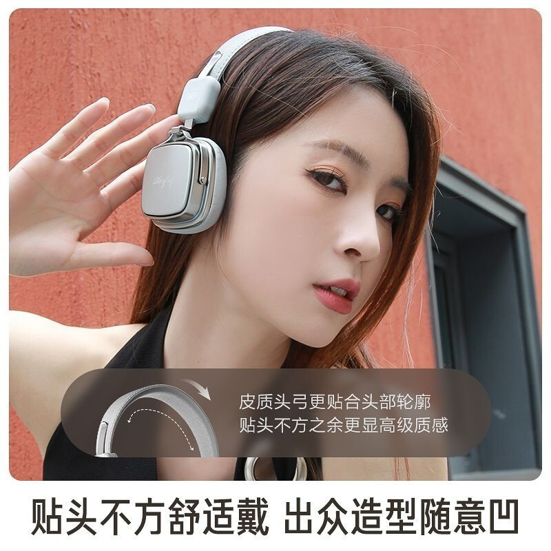 IKF R2 A1 หูฟังย้อนยุค OverEar Bluetooth ใหม่คุณภาพสูง HighSound หูฟังแฟชั่นHT99 MEIO