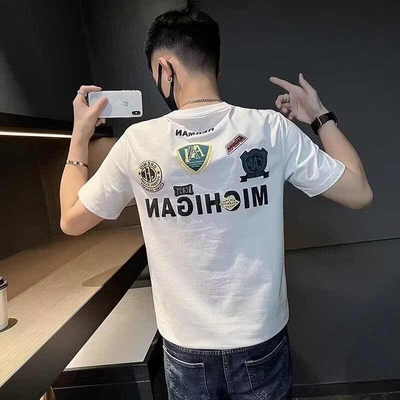 Cod 2025p19 Long Velvet Pure Cotton 230G D930 (Printing) Black and White S-3XLnew23 Q4HJ