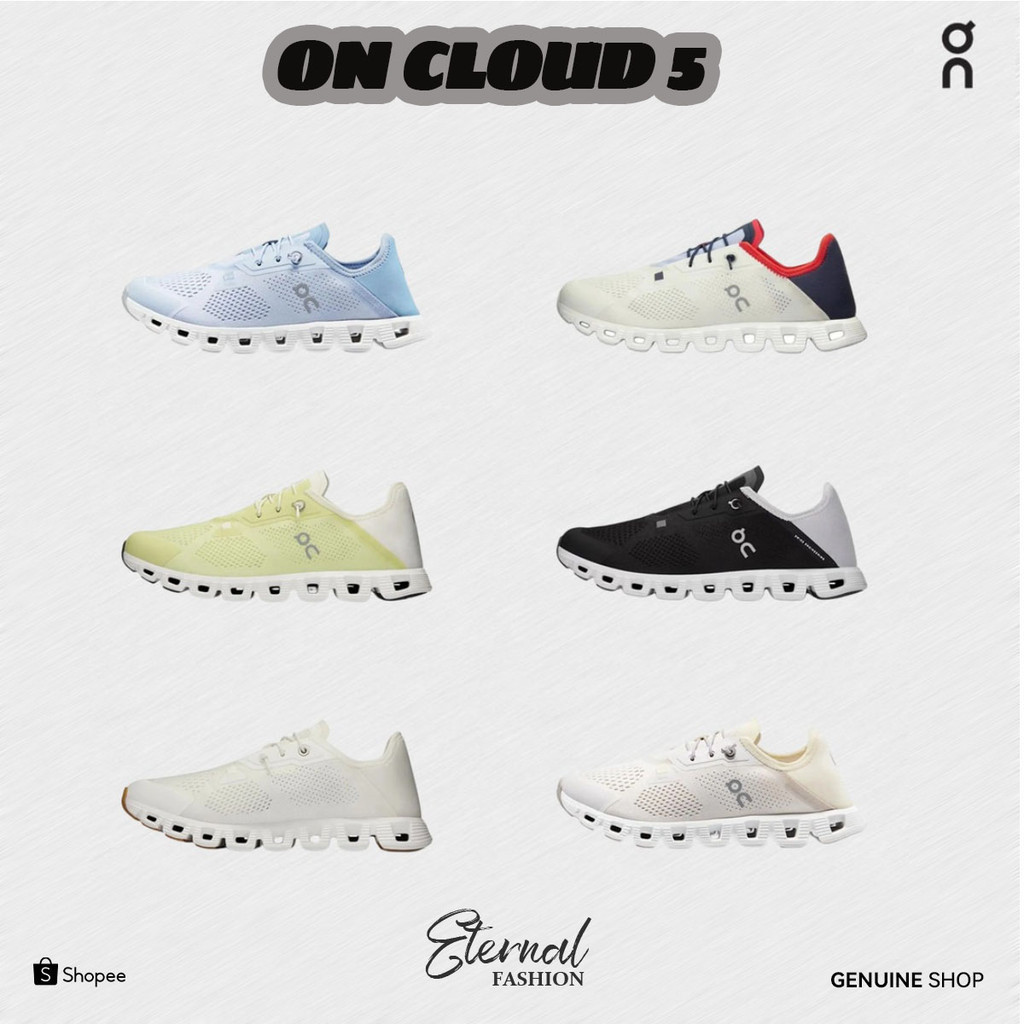 ️ On Running Cloud 5  แท้ 100% (3MD10531982/3WD10541743) Men's/Women's รองเท้าผ้าใบ วิ่ง ออกกำลังกาย
