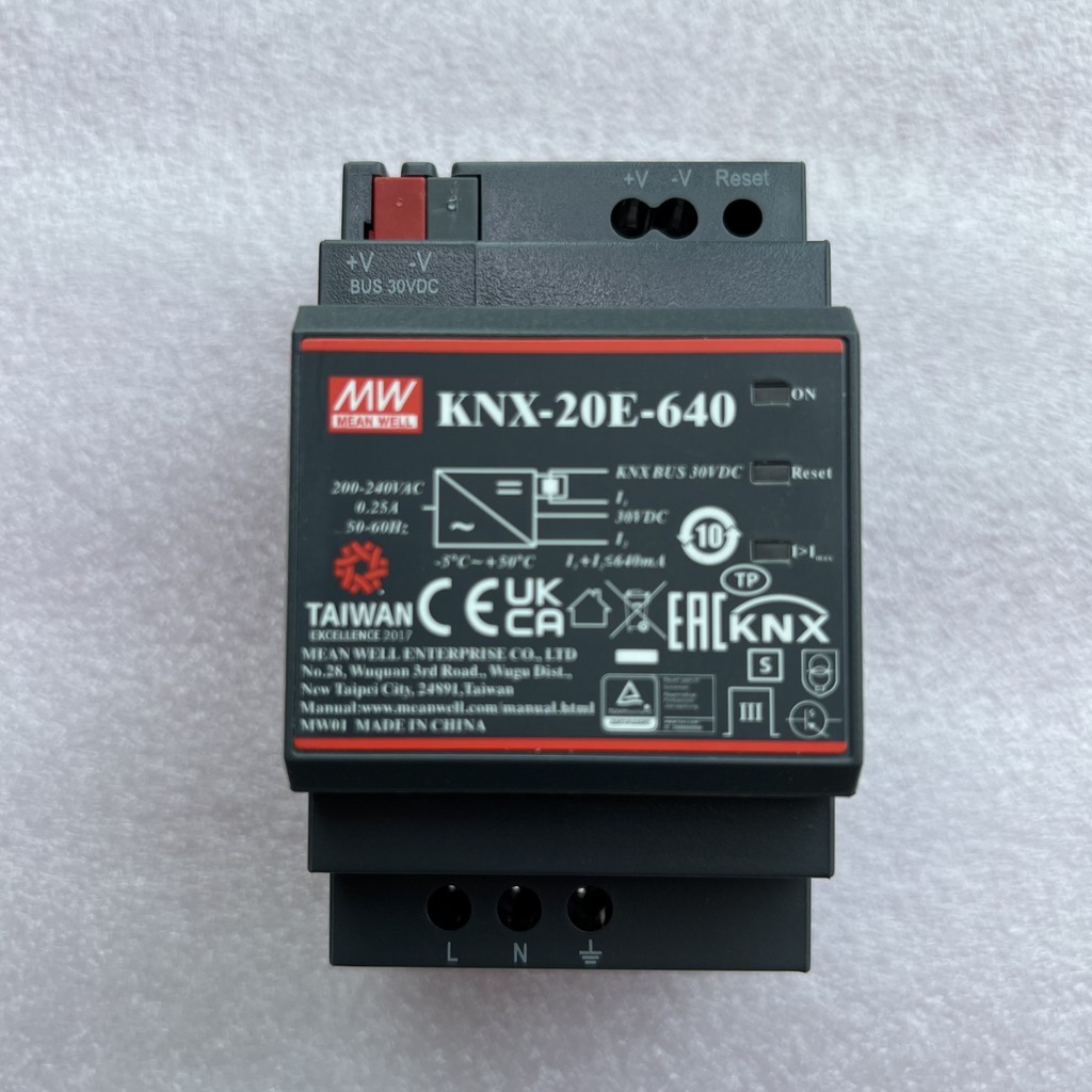 KNX-20E-640 mianwell power 19.2W 640mA KNX แหล่งจ่ายไฟอัจฉริยะ KNX-20E