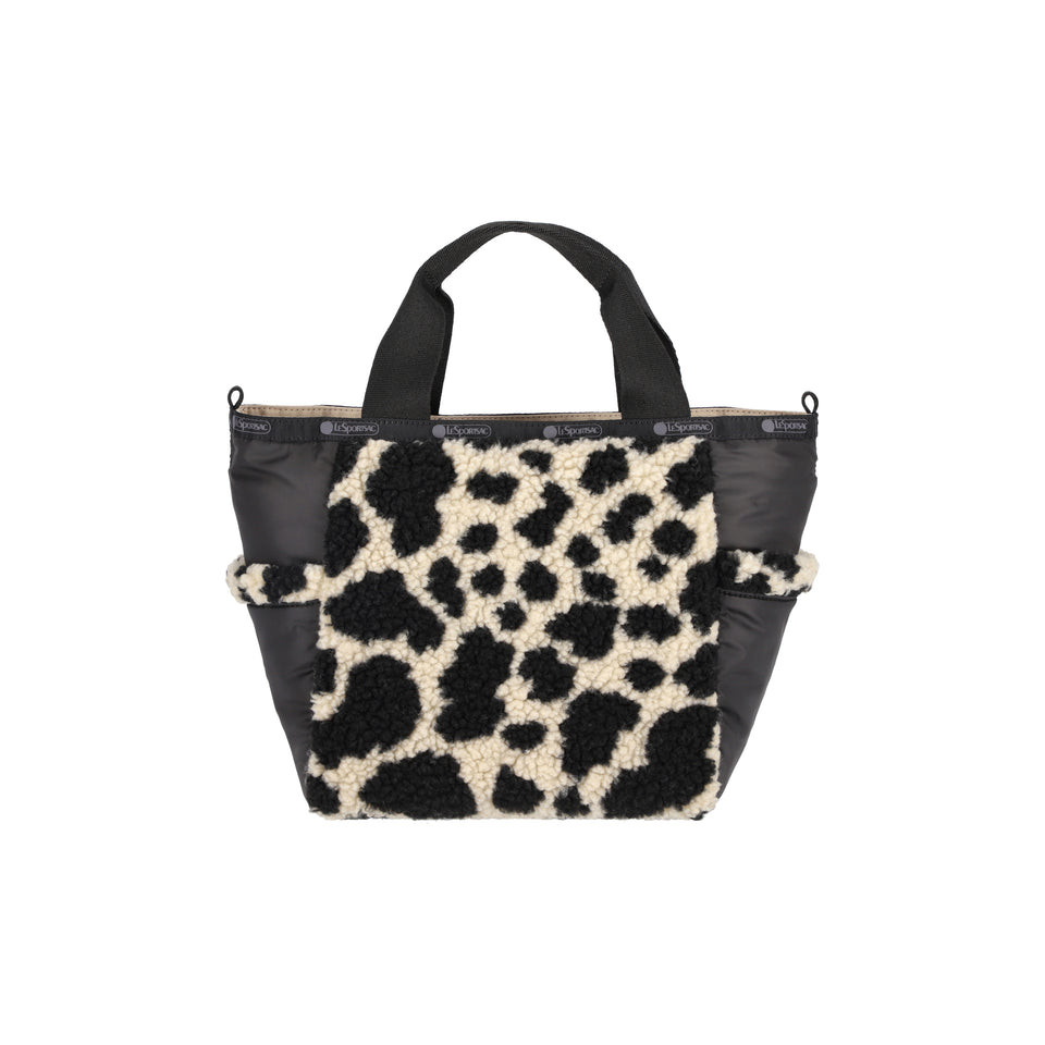 LeSportsac Sherpa Small Open Tote - Cow Sherpa