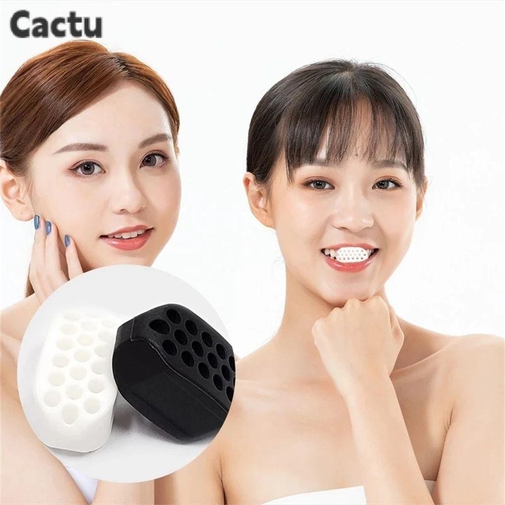 CACTU Jawzrsize Trainer Chin Cheek Lifting คอ Face Toning Slimmin Face เครื่องมือ Jawliner กล้ามเนื้