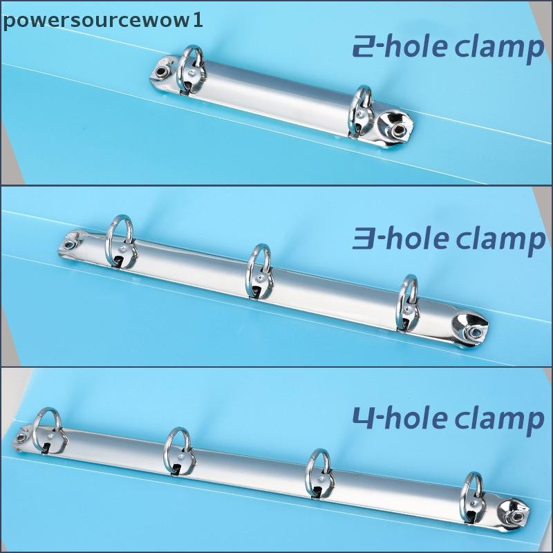 WOW 1PCS A4 Perforated โฟลเดอร์ Candy-สีโปร่งใส O-รูป 2 หลุม, 3 หลุม, 4 หลุมโฟลเดอร์แฟ้มกันน้ํา Bind