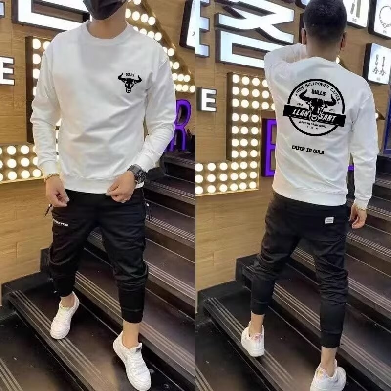 COD 2025 Internet Celebrity Fashion Trendy Brand Sweatshirt Men Autumn Winter New Versatile Casual L