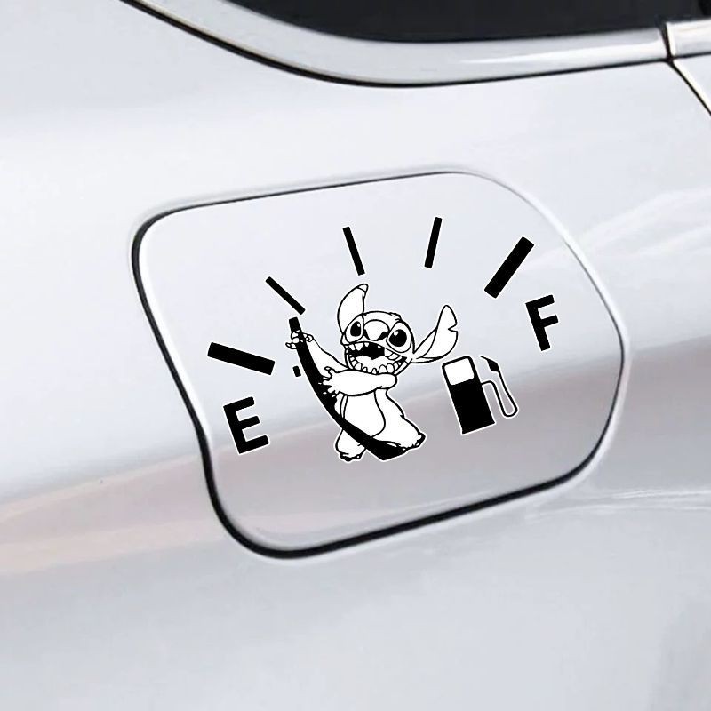 Sticker Cartoon 92 Fuel Tank Cap Sticker Creative Waterproof Cute 95 Fuel Tank Sticker Reminder Car 