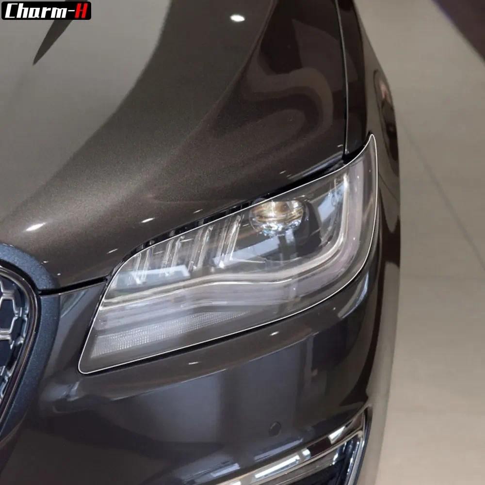 2X ไฟหน้ารถ Self Healing ฟิล์มป้องกันโปร่งใส TPU Decal สติกเกอร์สําหรับ Lincoln MKZ 2017 2018 2019 2