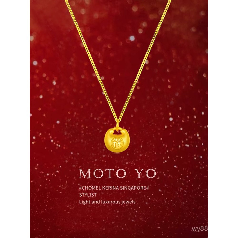 สร้อยคอมีจี้เงินสเตอร์ลิง 999 สไตล์หรู สำหรับเป็นของขวัญให้คนพิเศษ MI9D