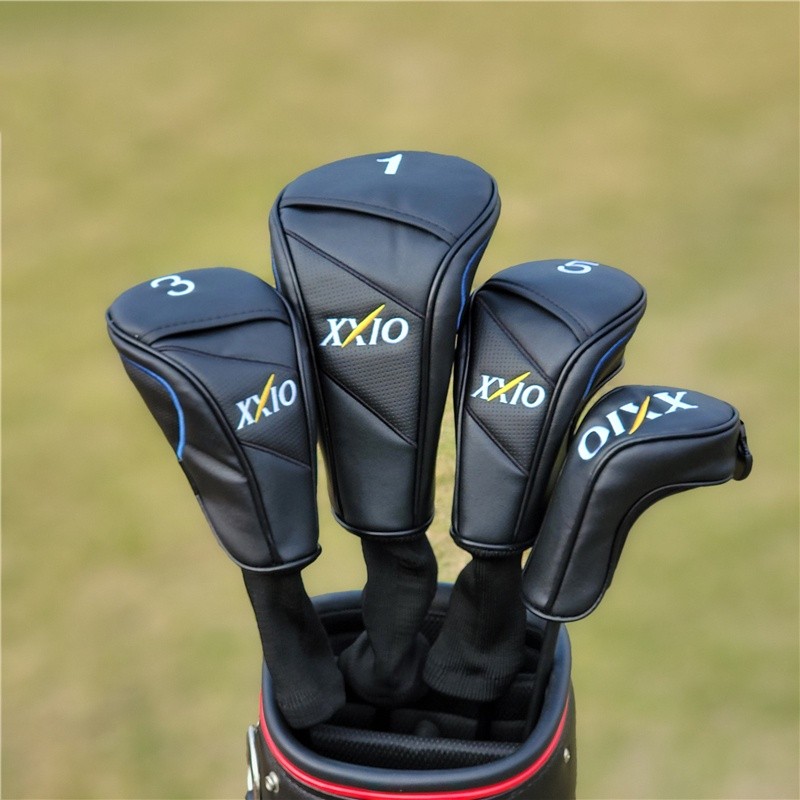 XXIO Golf Woods Headcovers สําหรับไดร์เวอร์ Fairway Hybrid 135H Clubs ชุดหัวหนัง PU Unisex Protector