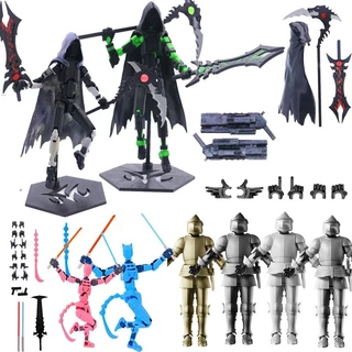 3D Dummy Musha Lucky 13 สุนัขประกอบรุ่น T13 Lucky 13 หุ่นยนต์ตุ๊กตา Dummy ของขวัญวันเด็กของเล่น