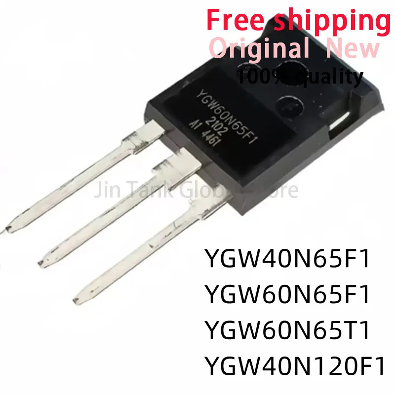 5PCS YGW40N65F1 YGW40N120F1 YGW60N65F1 YGW60N65T1 TO-247 IGBT Tube Field Effect ทรานซิสเตอร์