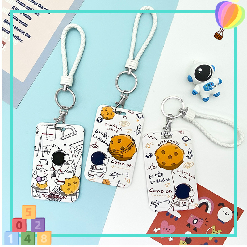 กันตุน ⚡ วีซี-เครื่องเขียน ⚡Aesthetic ID Card Holder Name Strap ID Card Holder Nametag Senikersku Id