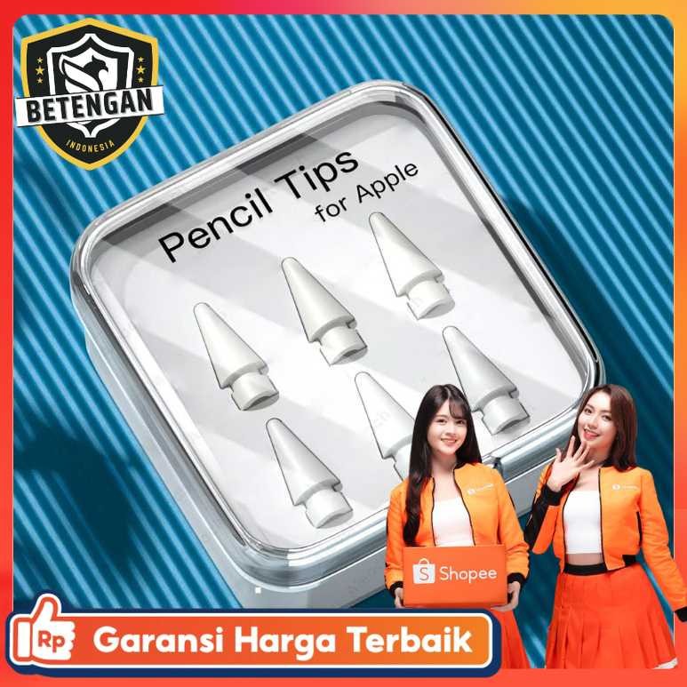 AYACH Apple Pencil Tip Replacement Hard HB Nib 1st 2nd 6 PCS - HB6