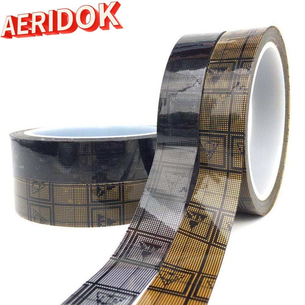 AERIDOK Grid เทปป้องกันไฟฟ้าสถิตฟิล์มสีดําเทปปรับปรุงบ้านสําหรับแผงวงจรเทป ESD