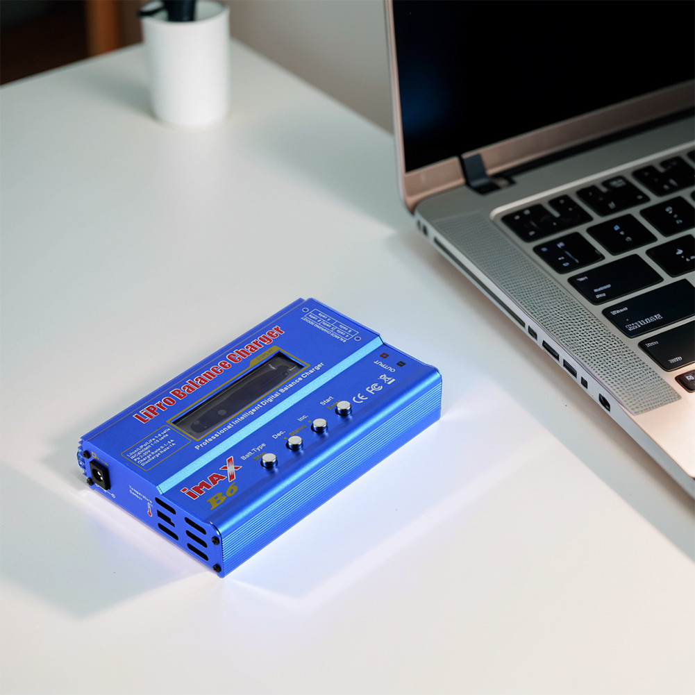 ❦ IMAX B6 80W NiMh แบตเตอรี่เครื่องชาร์จดิจิตอลสมดุลสําหรับเฮลิคอปเตอร์ RC