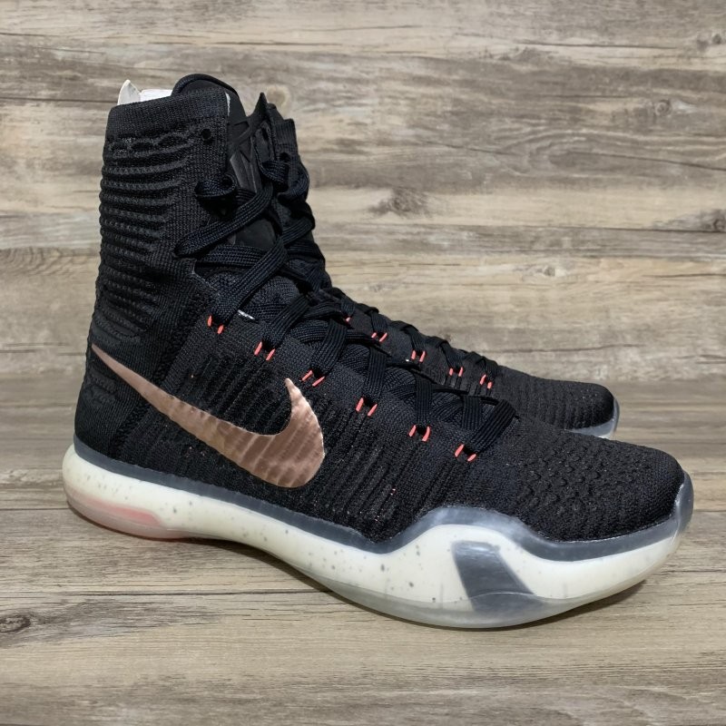 Nike Nike Kobe 10 Kobe ZK10 Black Gold Rose Gold รองเท้าบาสเก็ตบอล 718763-091