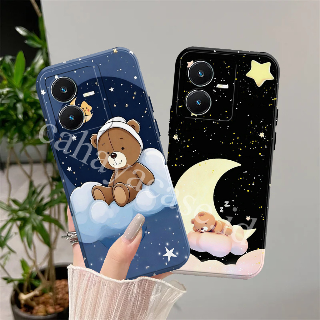 Vivo Y17s Y22 Y22s Y35 Y27s Y16 Y19 Y91c Y1s Y36 Y27 4g 5g Softcase - Be4r Bul4n Motif - ซิลิโคน - ท