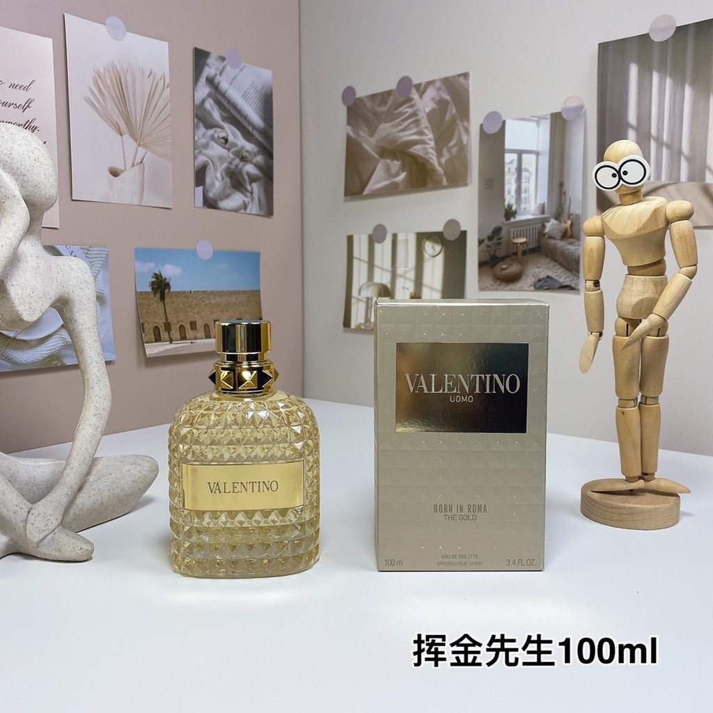 60 Valentino Valentino Mens Gold-Plated Version Fashion [คัดพิเศษ] Gold Swing) 100ml Uomo Born in Ro