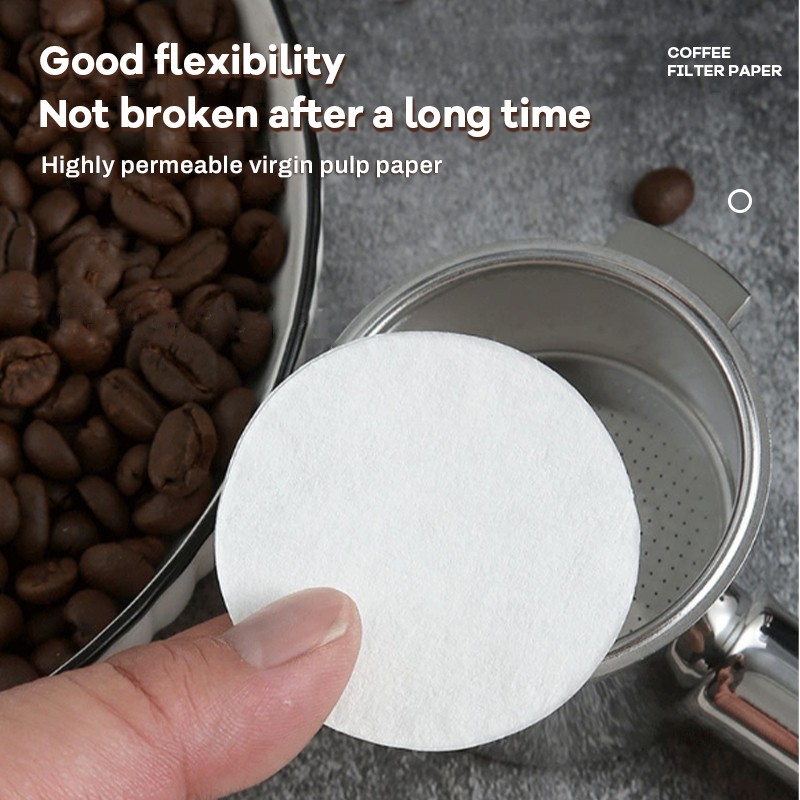 COD กระดาษกรองกาแฟวงกลม - แผ่นกรอง 100 แผ่น กระดาษดริป สำหรับ หม้อต้มกาแฟ Moka Pot Paper Filter โมก้าพอท กรองกาแฟ - รูปที่ 4